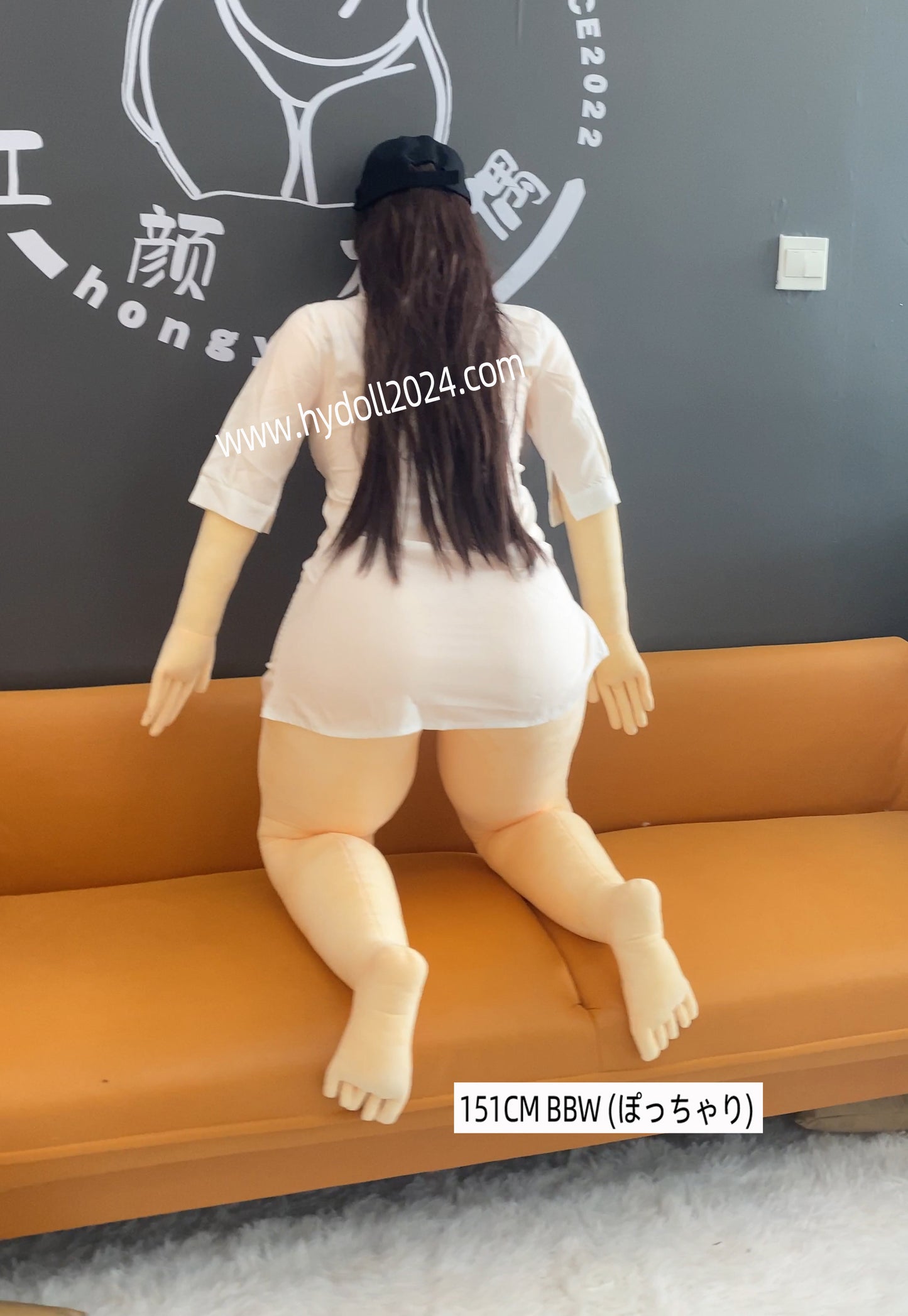 Poupée d'amour en tissu BBW de 151 cm