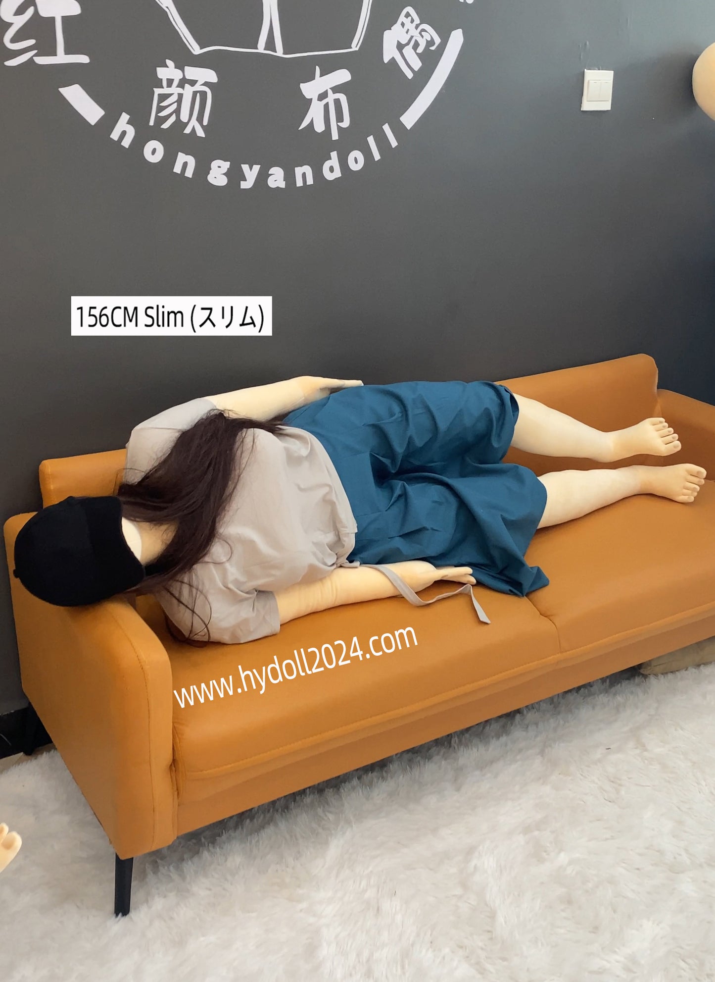 Poupée d'amour mince de 156 cm