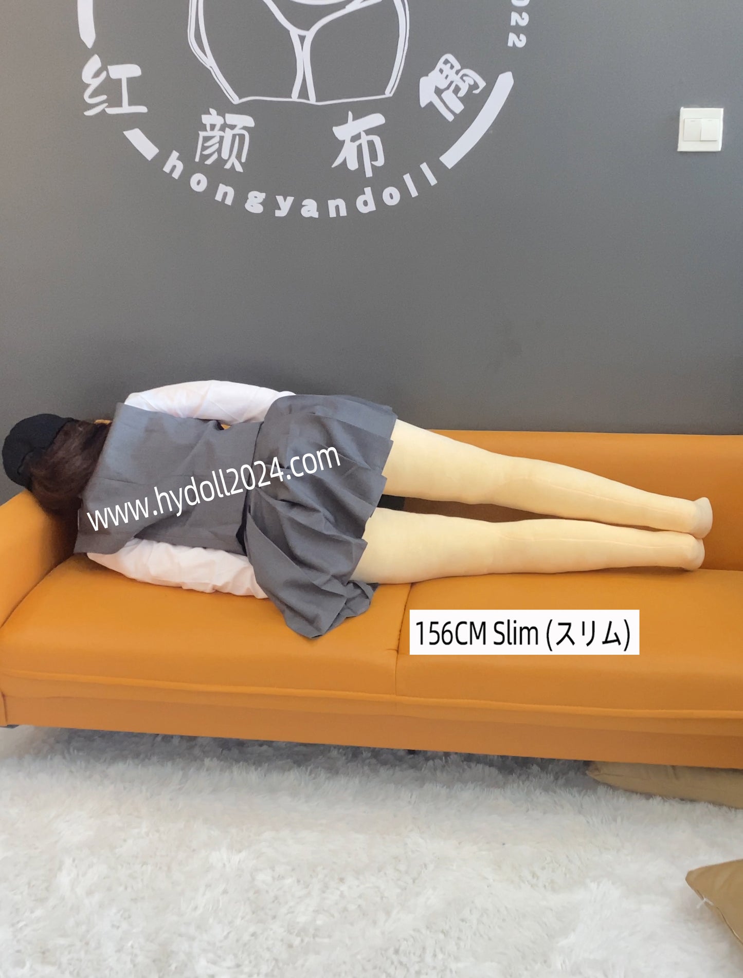 Poupée d'amour mince de 156 cm