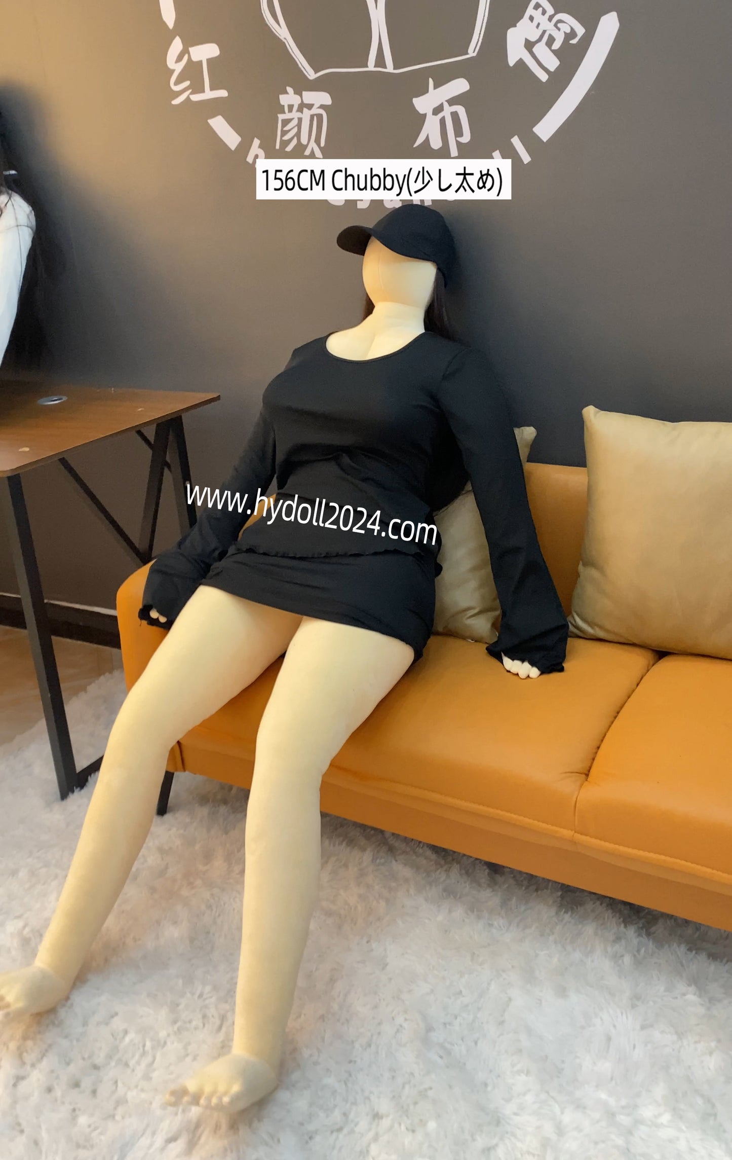 Poupée d'amour potelée de 156 cm
