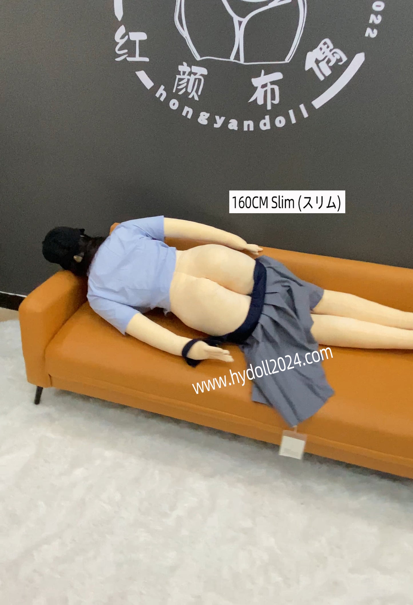 Poupée d'amour en tissu mince de 160 cm