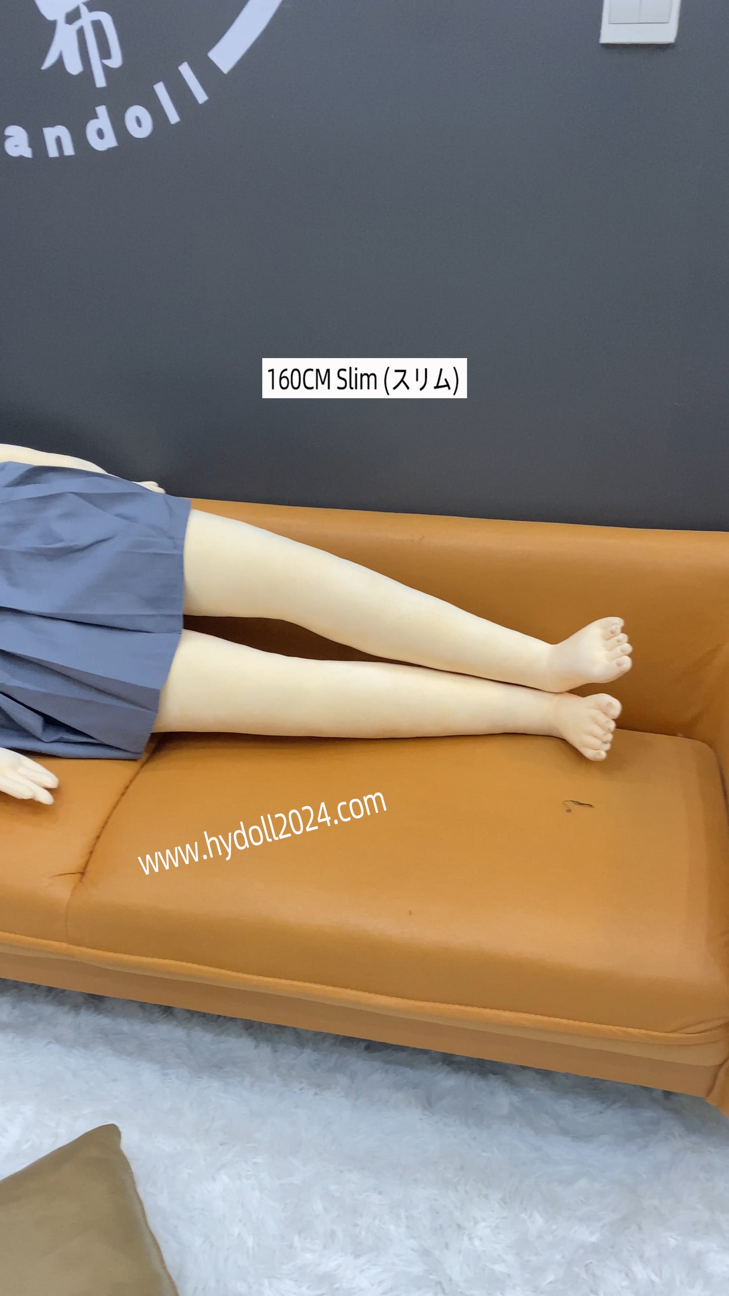 Poupée d'amour en tissu mince de 160 cm