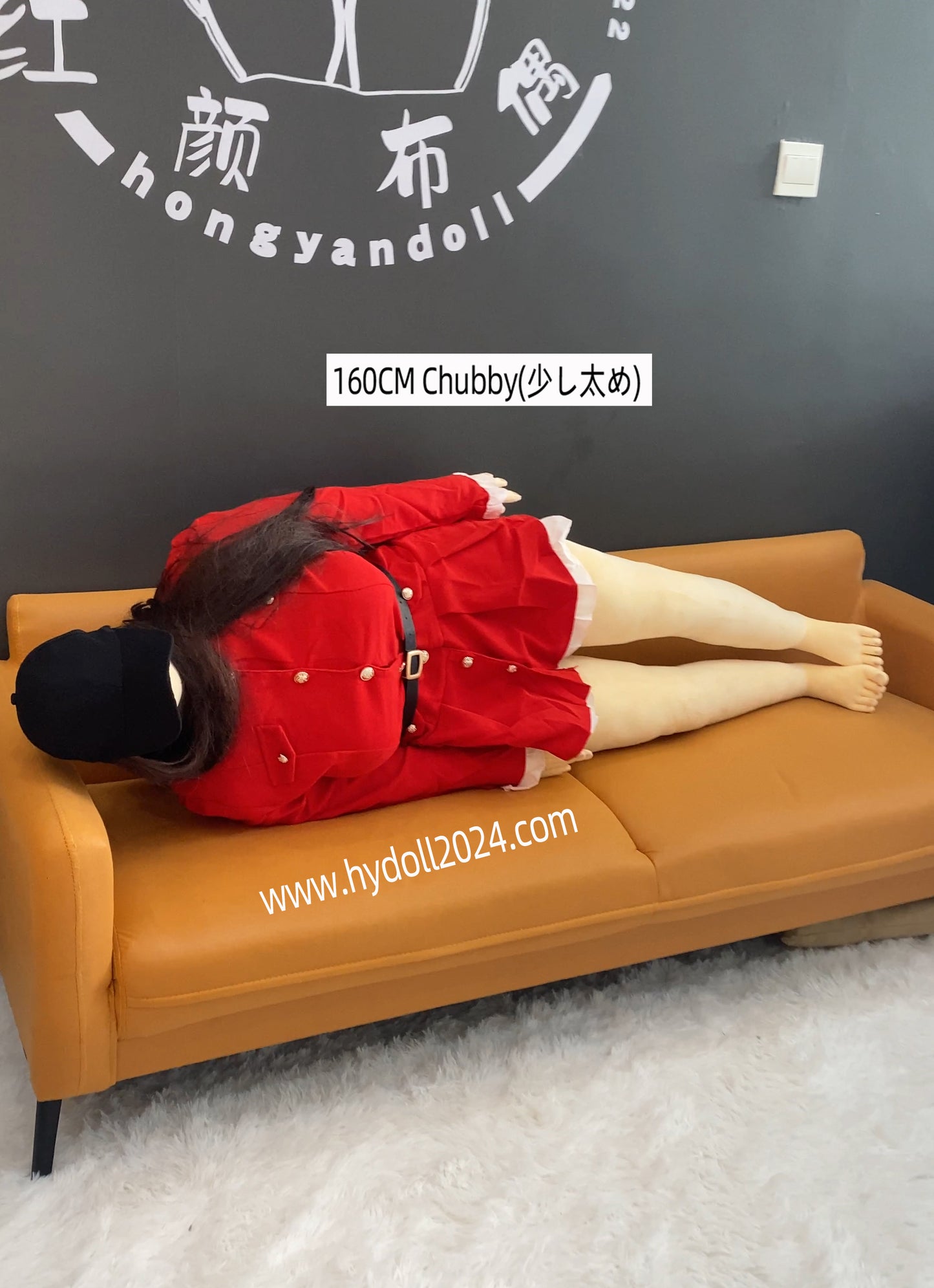 Poupée d'amour potelée de 160 cm
