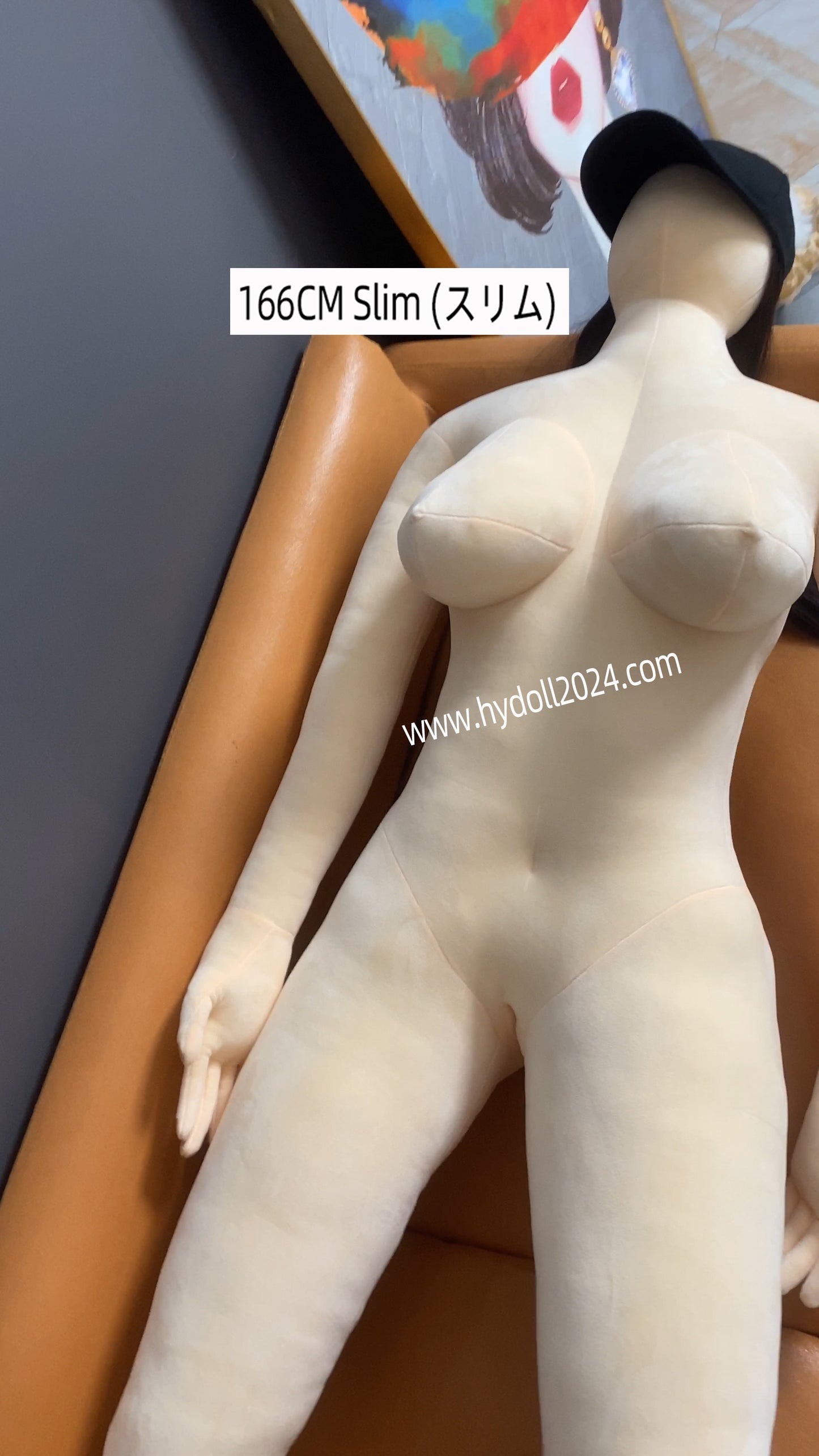 Poupée d'amour mince de 166 cm