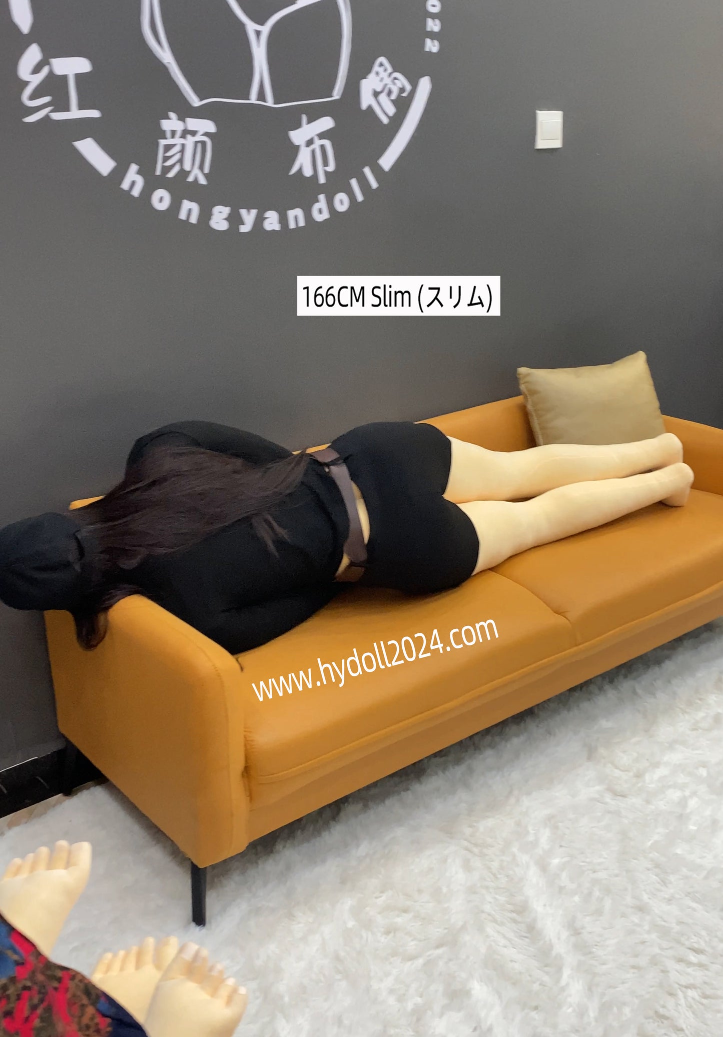 Poupée d'amour mince de 166 cm