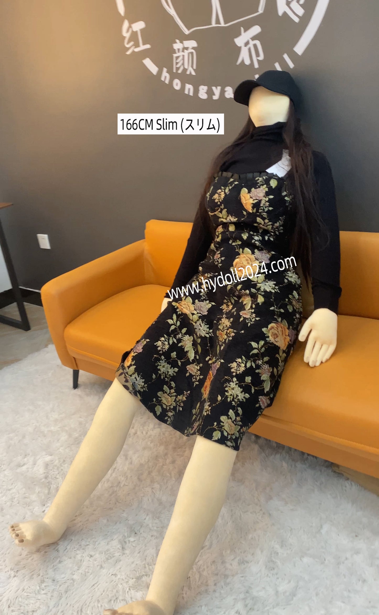 Poupée d'amour mince de 166 cm