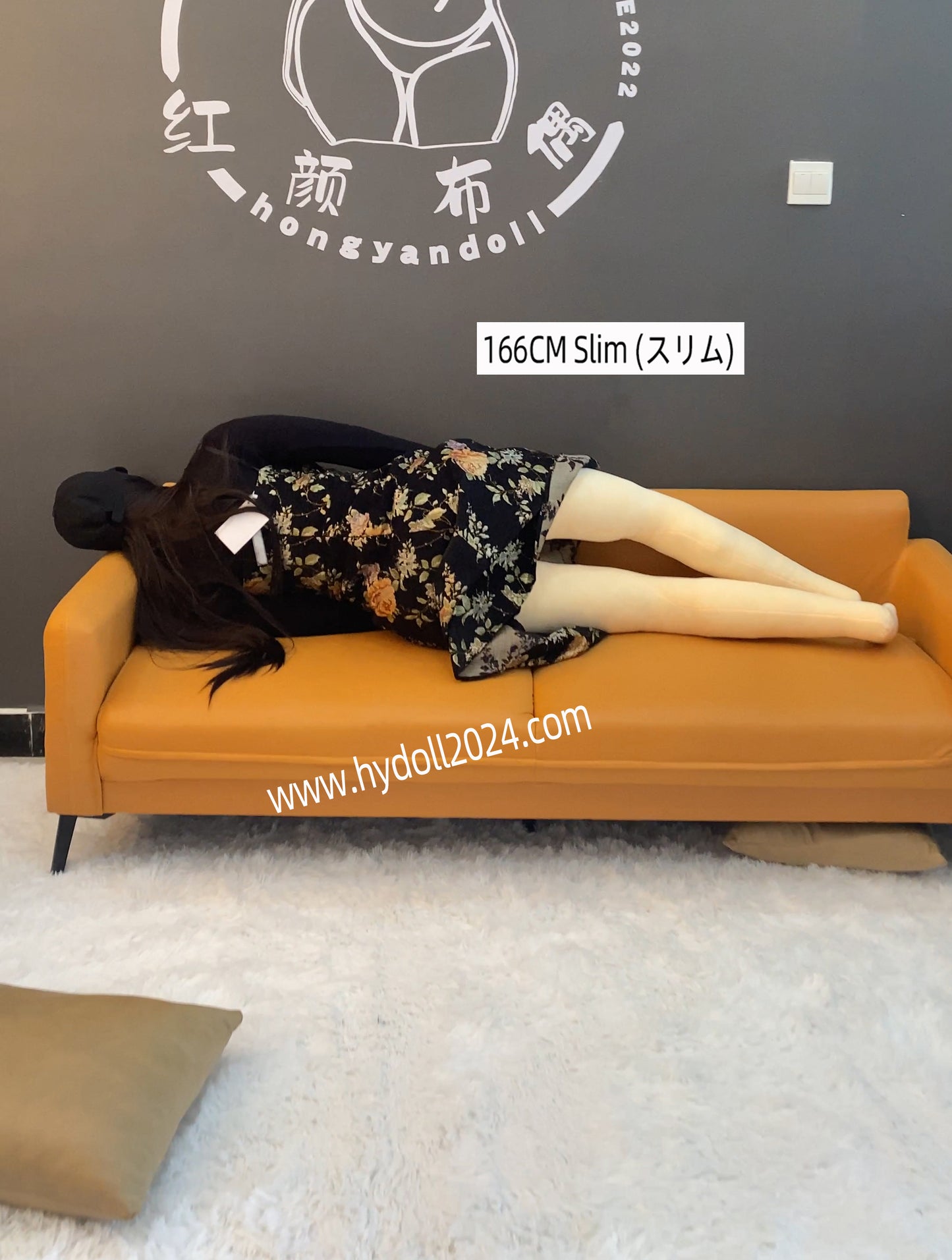 Poupée d'amour mince de 166 cm