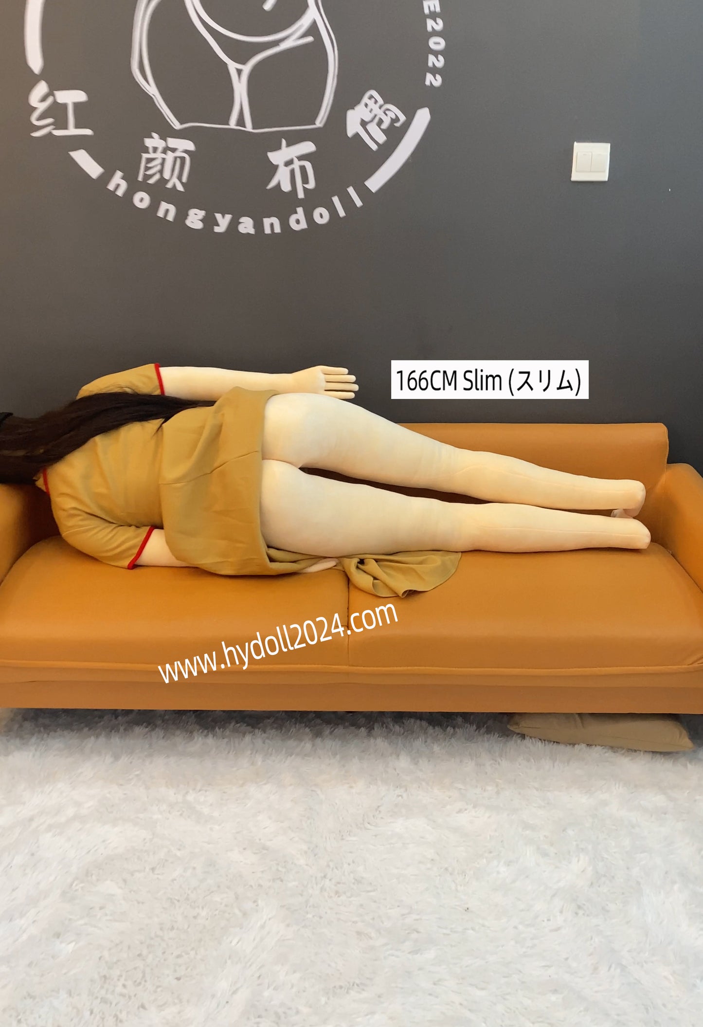 Poupée d'amour mince de 166 cm