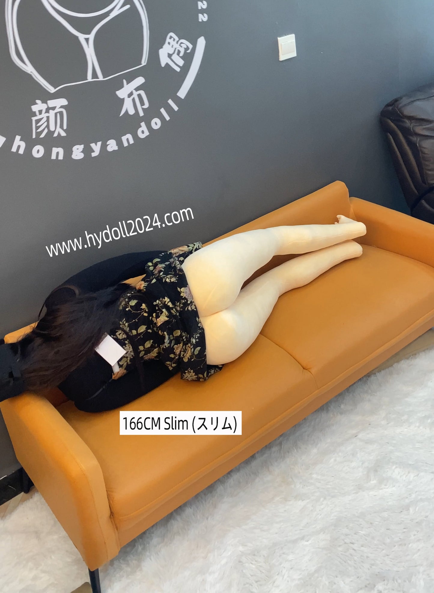 Poupée d'amour mince de 166 cm