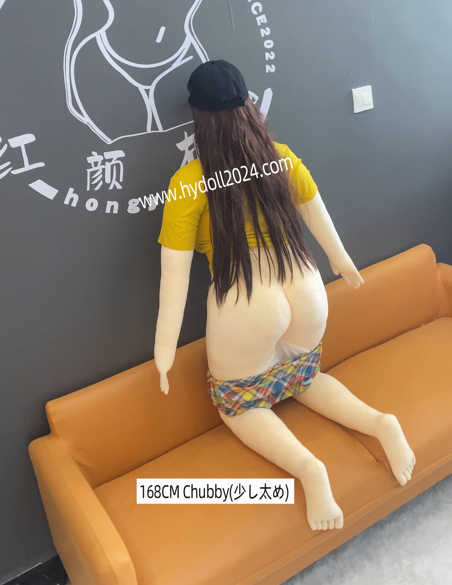 Poupée d'amour potelée de 168 cm