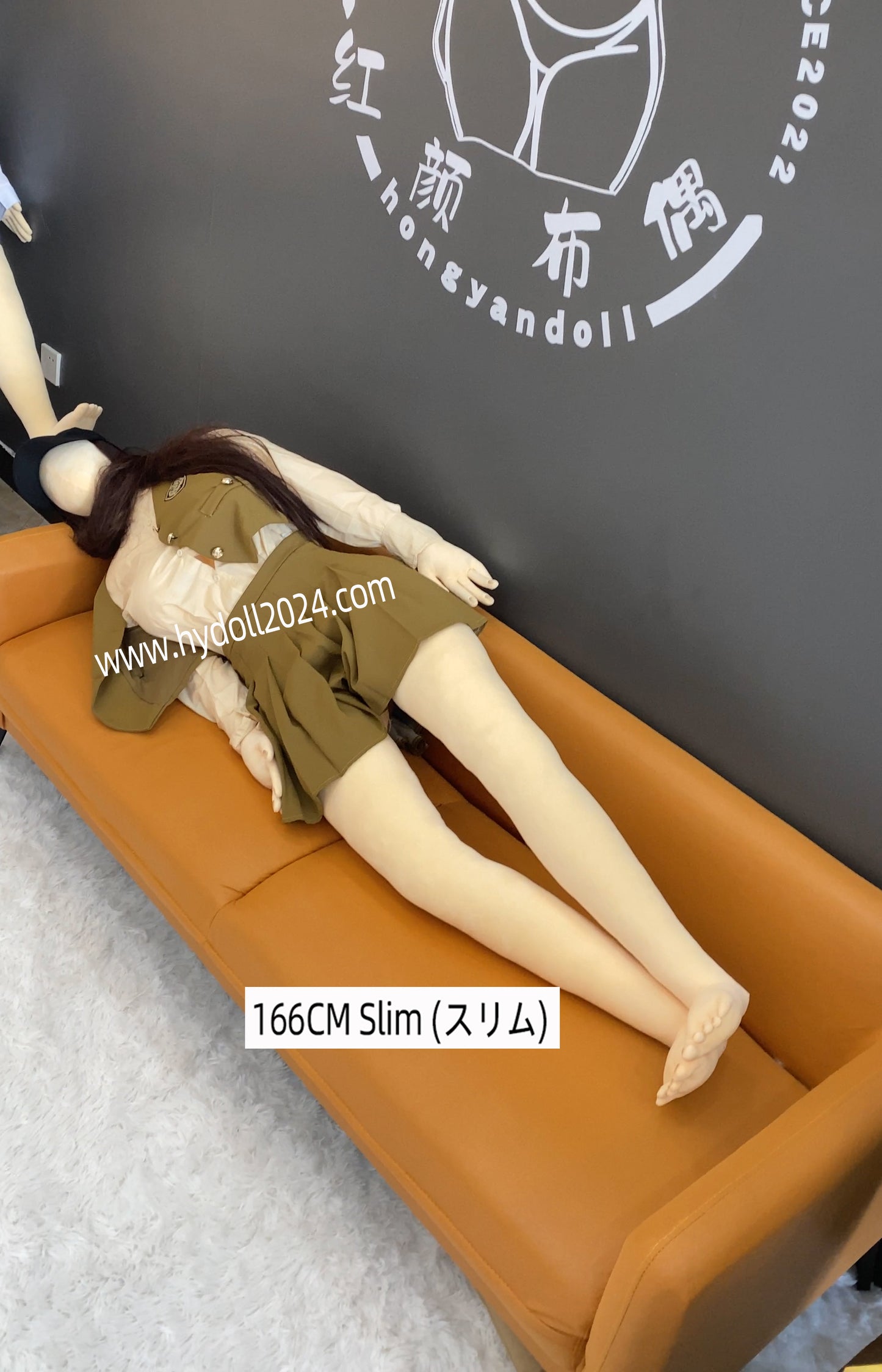 Poupée d'amour mince de 166 cm