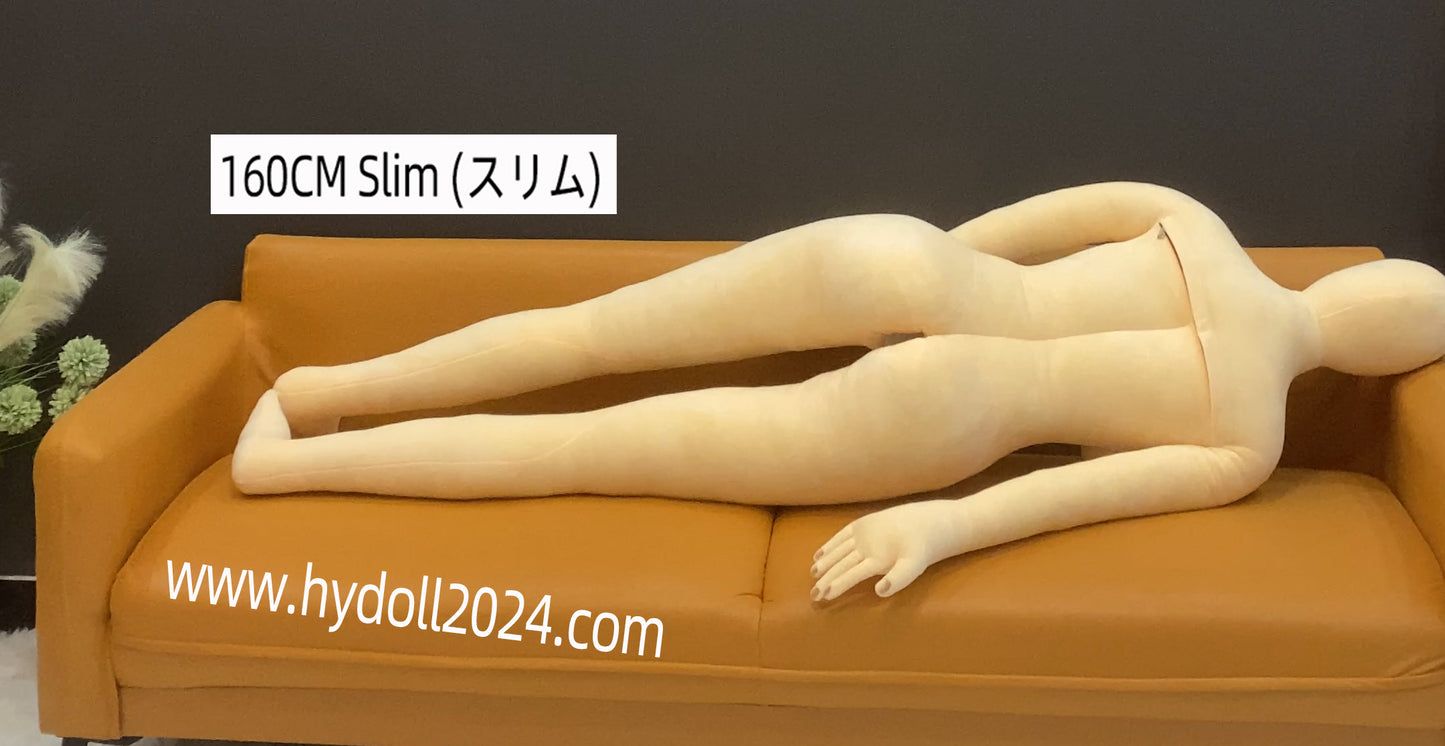 Poupée d'amour en tissu mince de 160 cm