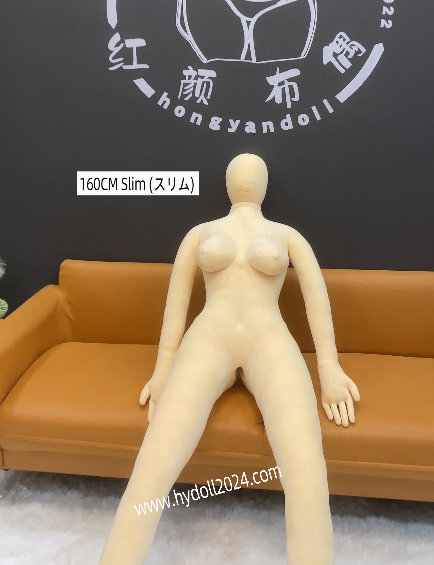 Poupée d'amour en tissu mince de 160 cm