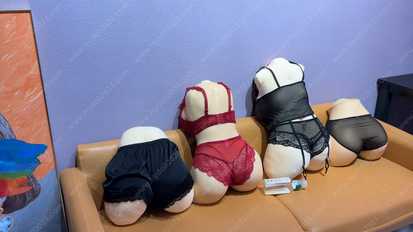 Lightweight Half-Torso with Butt – Silicone or Plush