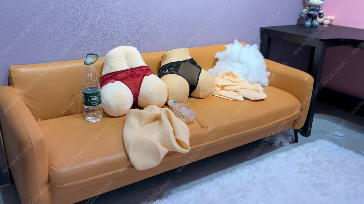 Lightweight Half-Torso with Butt – Silicone or Plush