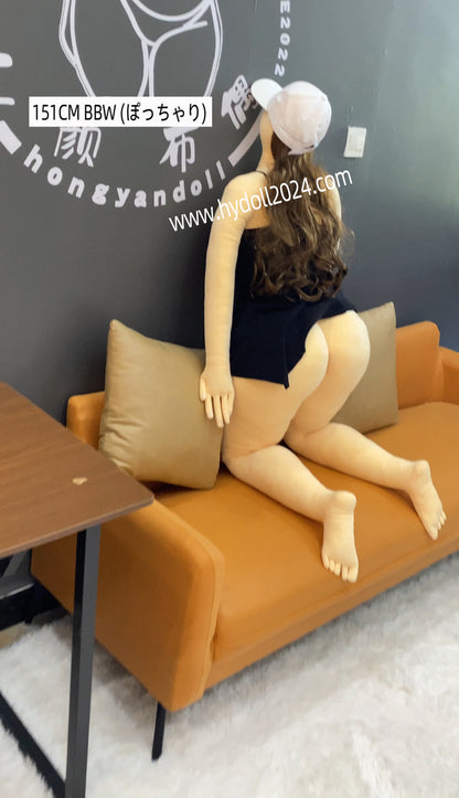 Poupée d'amour en tissu BBW de 151 cm
