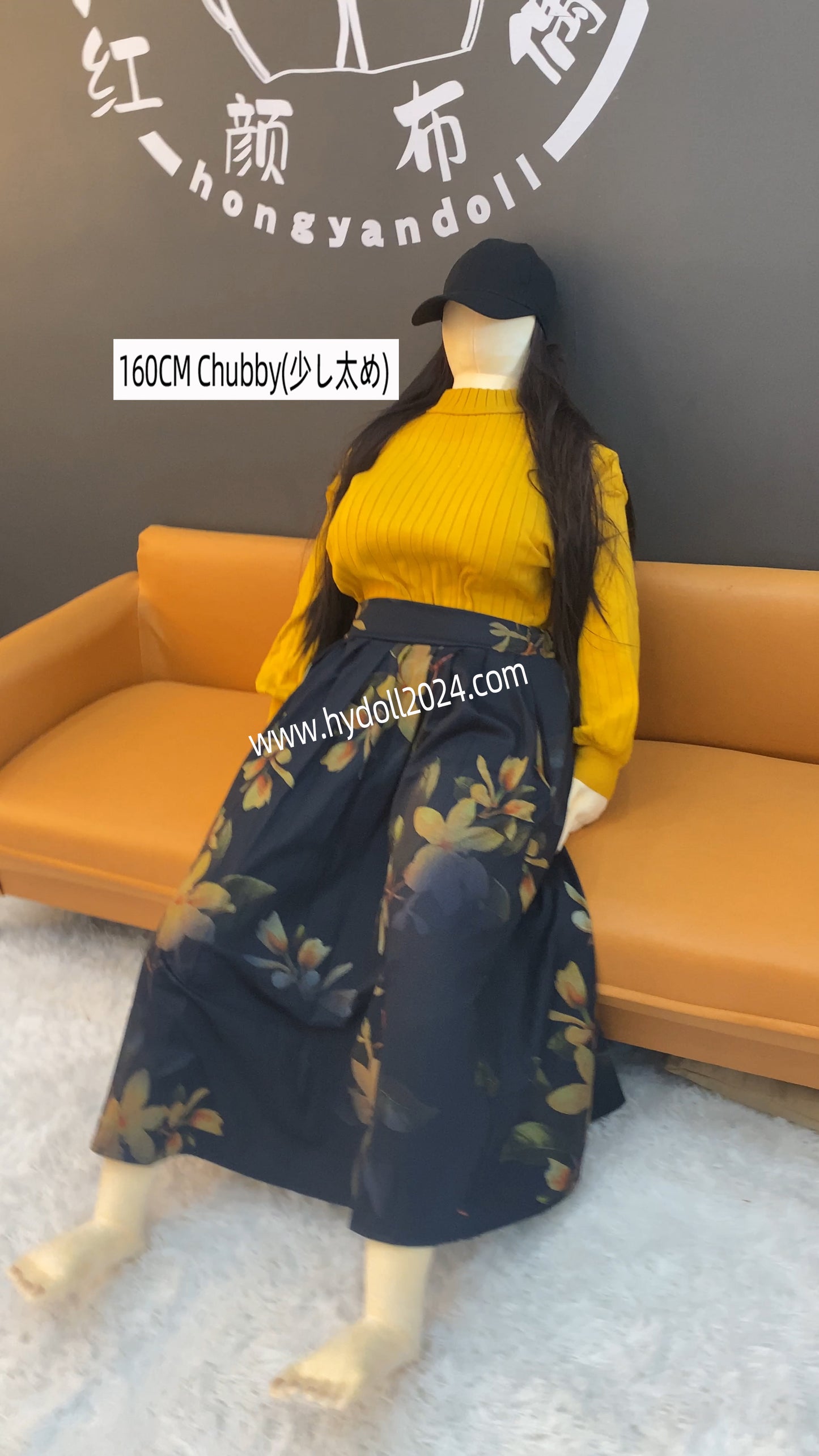 Poupée d'amour potelée de 160 cm