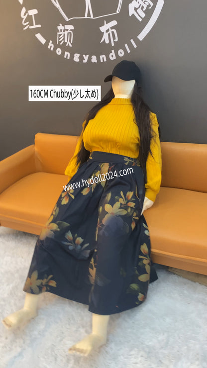 Poupée d'amour potelée de 160 cm