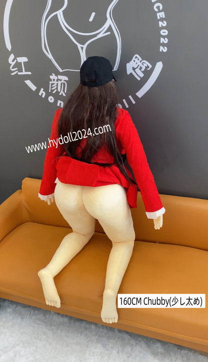 Poupée d'amour potelée de 160 cm
