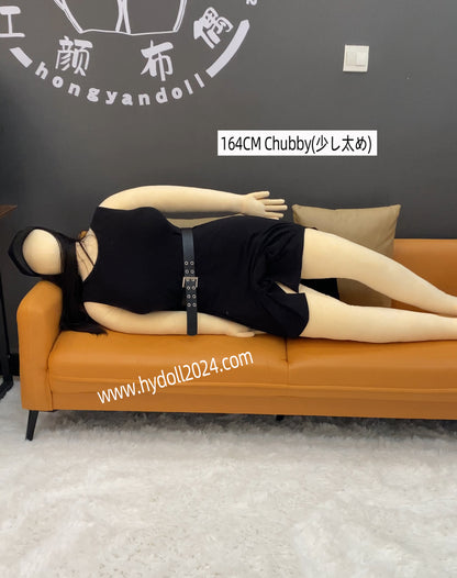 Poupée d'amour potelée de 164 cm