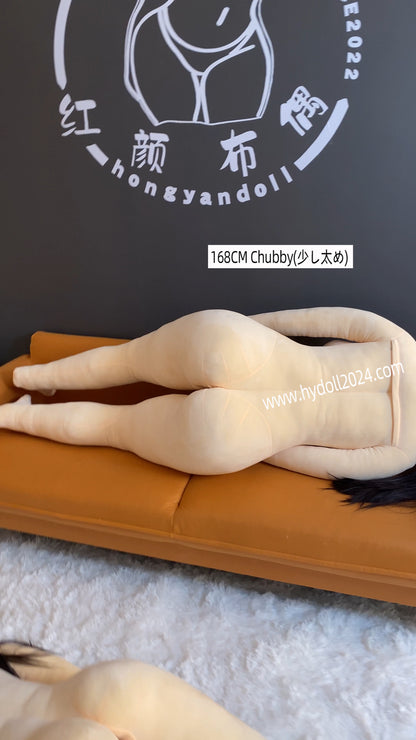 Poupée d'amour potelée de 168 cm