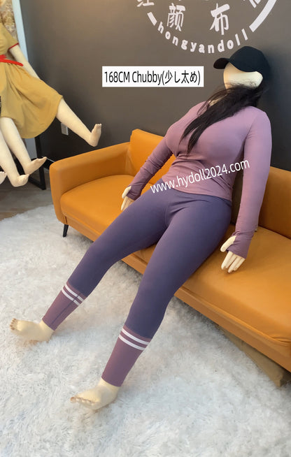 Poupée d'amour potelée de 168 cm