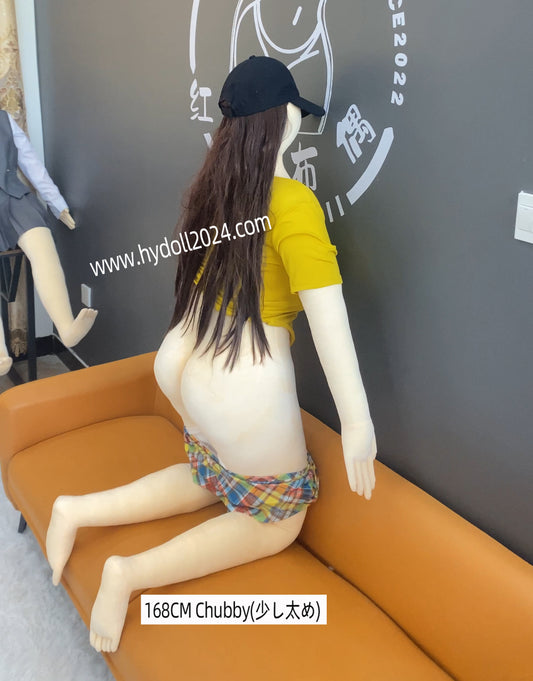 Poupée d'amour potelée de 168 cm