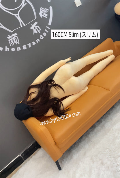 Poupée d'amour en tissu mince de 160 cm