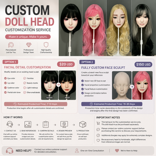 Custom Doll Head Customization Service