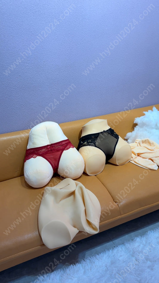 Lightweight Half-Torso with Butt – Silicone or Plush
